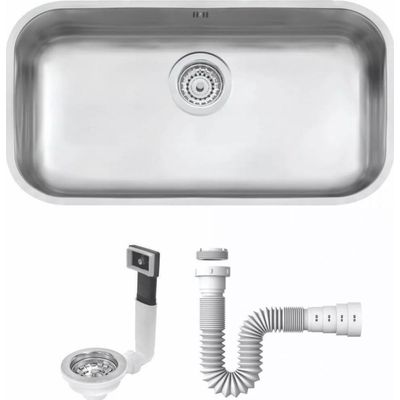 Cuba de embutir Tramontina Lavínia 56 BL em Aço Inox Acetinado 56x34 cm
