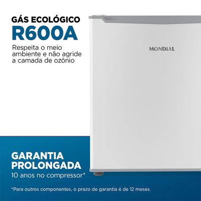 Frigobar Mondial 46L Porta Reversível Branco FGB-01-W50 220V