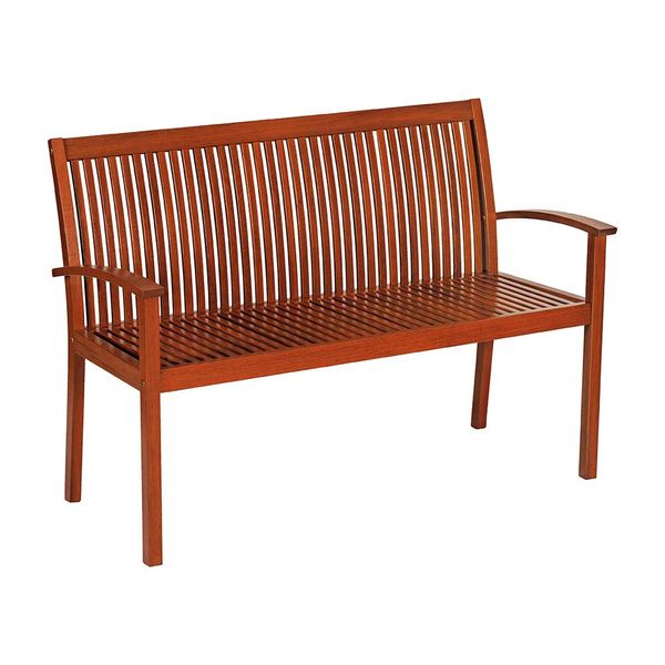 Banco Tramontina Fitt com Encosto 3 Lugares Madeira Jatoba 10850/076