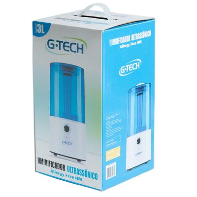 Umidificador de Ar Ultrassônico 3L G-Tech Allergy Free HM Bivolt