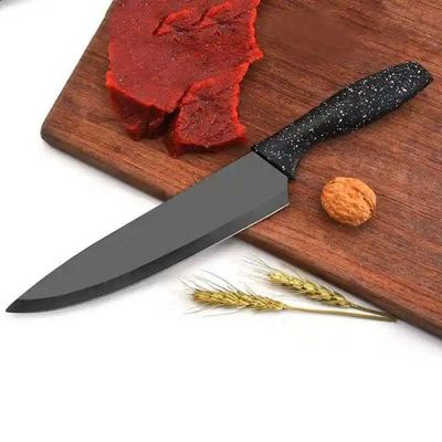 Faca De Cozinha Profissional 8 Premium Aço Inox Titânio