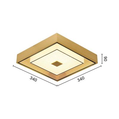 Plafon Sindora Dcx015062 Led Bivolt Dourado