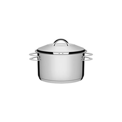 Caçarola Tramontina Solar Funda em Aço Inox Fundo Triplo com Tampa e Alças 16 cm 1,8 L