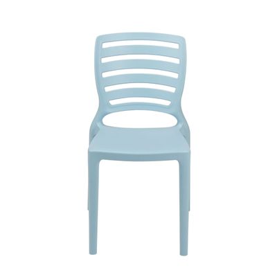 Cadeira Infantil Tramontina Sofia Empilhável em Polipropileno Azul Pastel