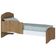 Berço Henn Mini Cama Bala De Menta I02 Rustico Com Branco