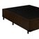 Cama Box Casal Suede Sereneprime Marrom 138x188x40