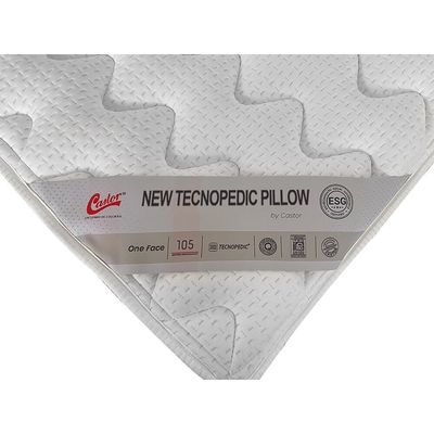 Colchão de Casal Molas New Tecnopedic Pillow 138x188 Castor Cinza