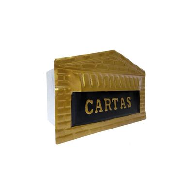 Caixa Correio Tijolinho Aço Carbono 15x25x12cm