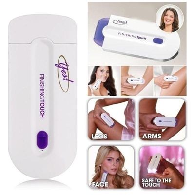 Depilador A Laser Led Touch Sem Dor Recarregável E Portátil Para Rosto Pernas E Virilha