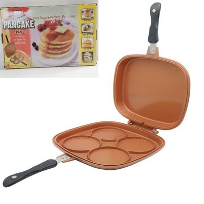 Frigideira Dupla 4 Em 1 Antiaderente Praticidade E Versatilidade Na Cozinha