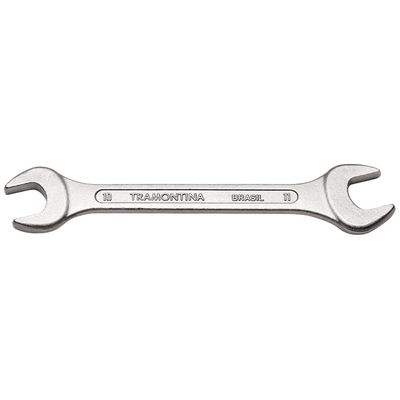Chave Fixa 10x11 mm Tramontina Basic com Corpo em Aço Especial Cromado