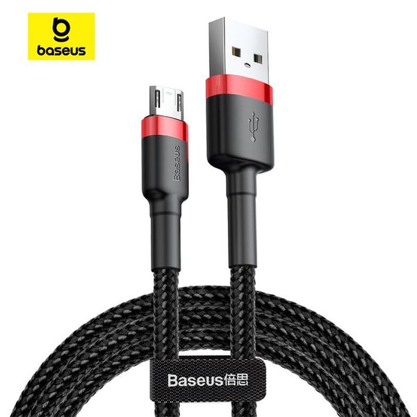 Cabo USB Baseus Cafule para Micro 2.4A Carregamento Rápido 0.5m / preto