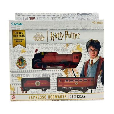 Trem Harry Potter Expresso Hogwarts - 13 peças