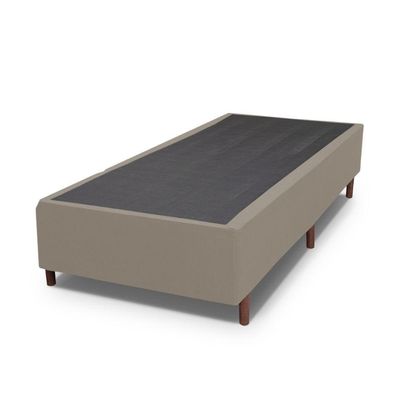 Base Box Queen Size Prince Sued 0,79x1,97x0,32 Bege
