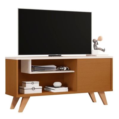 Bancada Tvs 60 Polegadas Porto Qualidade Nature Off White