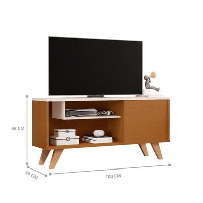 Bancada Tvs 60 Polegadas Porto Qualidade Nature Off White
