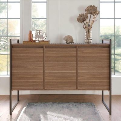 Buffet Aparador Industrial 3 Portas Para Sala De Jantar Affara