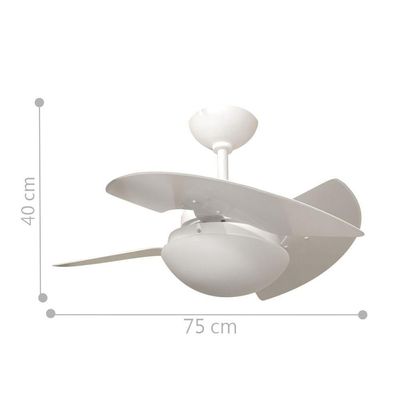 Ventilador Florença 3 Pás 220V Branco 220V