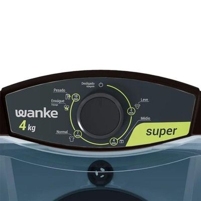 Lavadora De Roupas Semiautomática Super 4 Kg Branca Wanke 127V