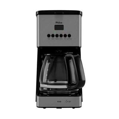 Cafeteira Elétrica Programável Philco Pcfd40-1 1,6l Preta - Inox 127v 053901083
