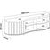 Rack De Sala Para Tv 75 Artely Magnum Carvalho Off White Menta