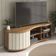 Rack De Sala Para Tv 75 Artely Magnum Carvalho Off White Menta