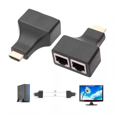 Extensor Hdmi Via Cabo De Rede Rj45 Cat5e/6 1080p 3d 30m XTRAD