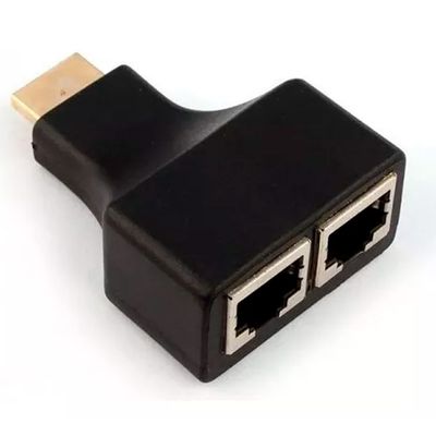 Extensor Hdmi Via Cabo De Rede Rj45 Cat5e/6 1080p 3d 30m XTRAD