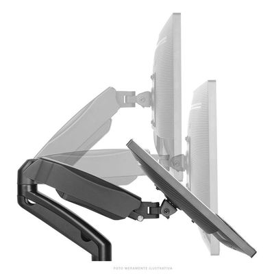 Suporte A Gás Para 2 Monitores 17'' A 32'' Vesa 100x100 Sm-341b