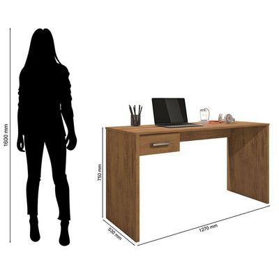 Mesa Para Computador Com 1 Gaveta Gávea Freijó