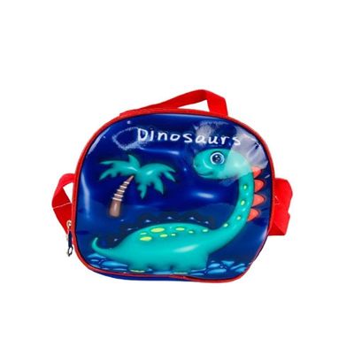 Kit Mochila Infantil Com Rodinhas Meninos Bolsa Escolar Dinossauro Estojo E Lancheira Térmica Dino