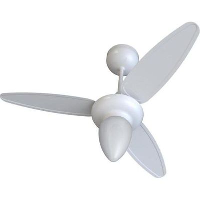 Ventilador De Teto Ventisol Wind 3 Pás Branco Bivolt.