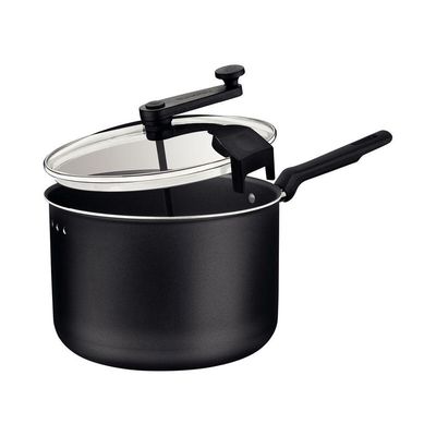 Pipoqueira Tramontina Loreto Em Alumínio Starflon Max Grafite 20 Cm 3,5 L