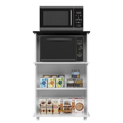 Balcão Micro Forno 2 Portas Moema Bco/bco Uv