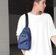BOLSA MOCHILA IMPERMEÁVEL TRANSVERSAL CROSSBODY POCHETE DE PEITO PORTÁTIL ALÇA ÚNICA AJUSTÁVEL Único / Azul