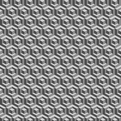 Papel de Parede Fiesta Modern Geométrico 3D Cinza Escuro 543214 Fiesta Modern 543214