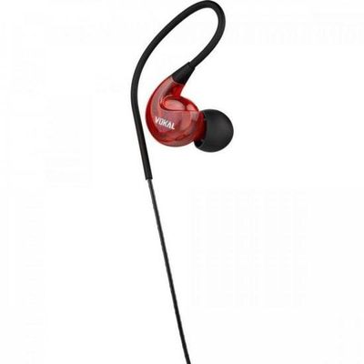 Fone De Ouvido E40 In Ear Vermelho Vokal
