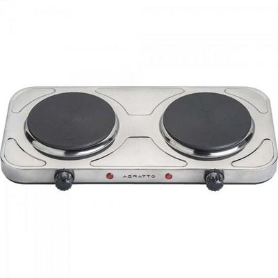 Fogao Eletrico De Mesa 127v Fm01 Cinza Agratto 110V