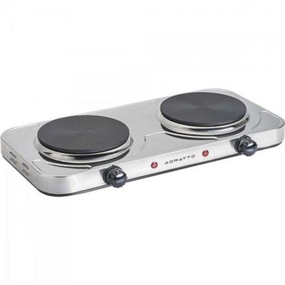 Fogao Eletrico De Mesa 127v Fm01 Cinza Agratto 110V