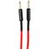 Cabo P/ Instrumentos Hayonik Player P10 x P10 Vermelho 5 Metros - CB0536