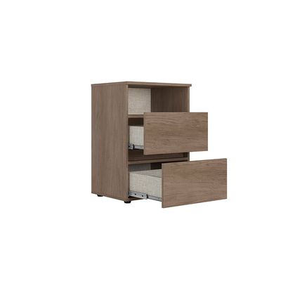 Mesa de Cabeceira Condessa 2 Gavetas THB Rustic