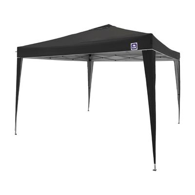 Tenda Gazebo Dobrável 3m x 3m Poliéster Preta Bel 3m x 3m