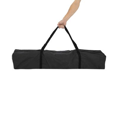 Tenda Gazebo Dobrável 3m x 3m Poliéster Preta Bel 3m x 3m