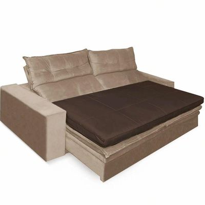 Pillow Top Para Sofá Reclinável 10cm 1200g/m² 220x100cm Marrom