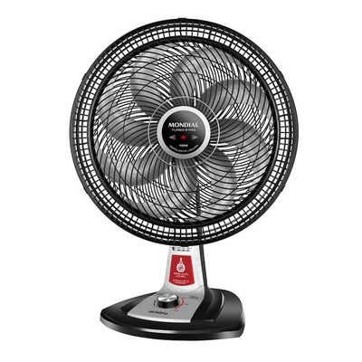 Ventilador De Mesa Mondial Turbo 8 Pás 40 Cm Repelente Líquido Vtx-40-8p-rl Vent 40cm-220v-preto/prata 220V