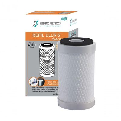 Kit 04 Un Refil  P/filtros Hidrofiltros Pou 5 80l/h