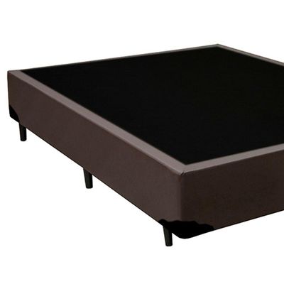 Cama Box Casal Sintético Sereneprime Marrom 138x188x40