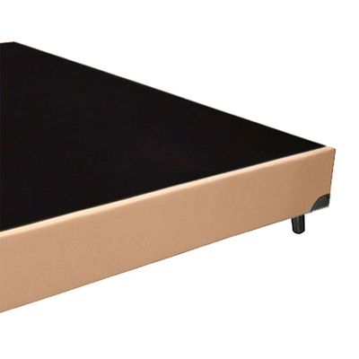 Cama Box Casal Sintético Sereneprime Bege 138x188x40