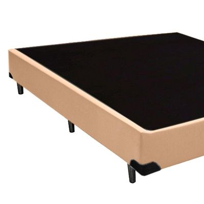 Cama Box Casal Sintético Sereneprime Bege 138x188x40