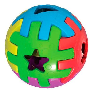 Brinquedo Educativo 1 Ano Bola Bebês Didático Kendy 10cm